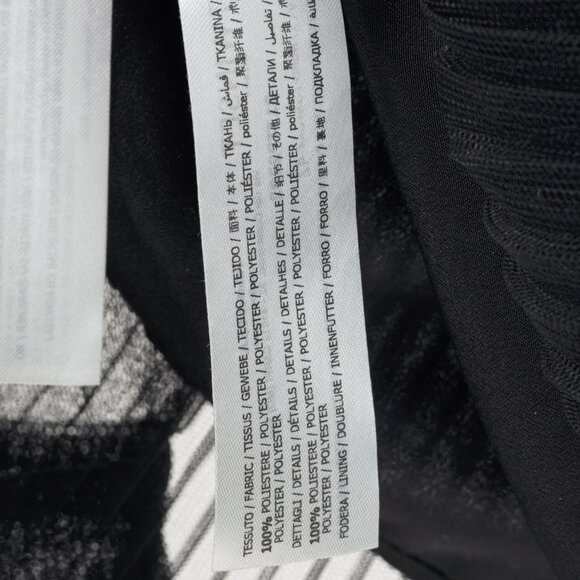 Twinset Black Pleated Flounce Tulle Blouse - Picture 11 of 12